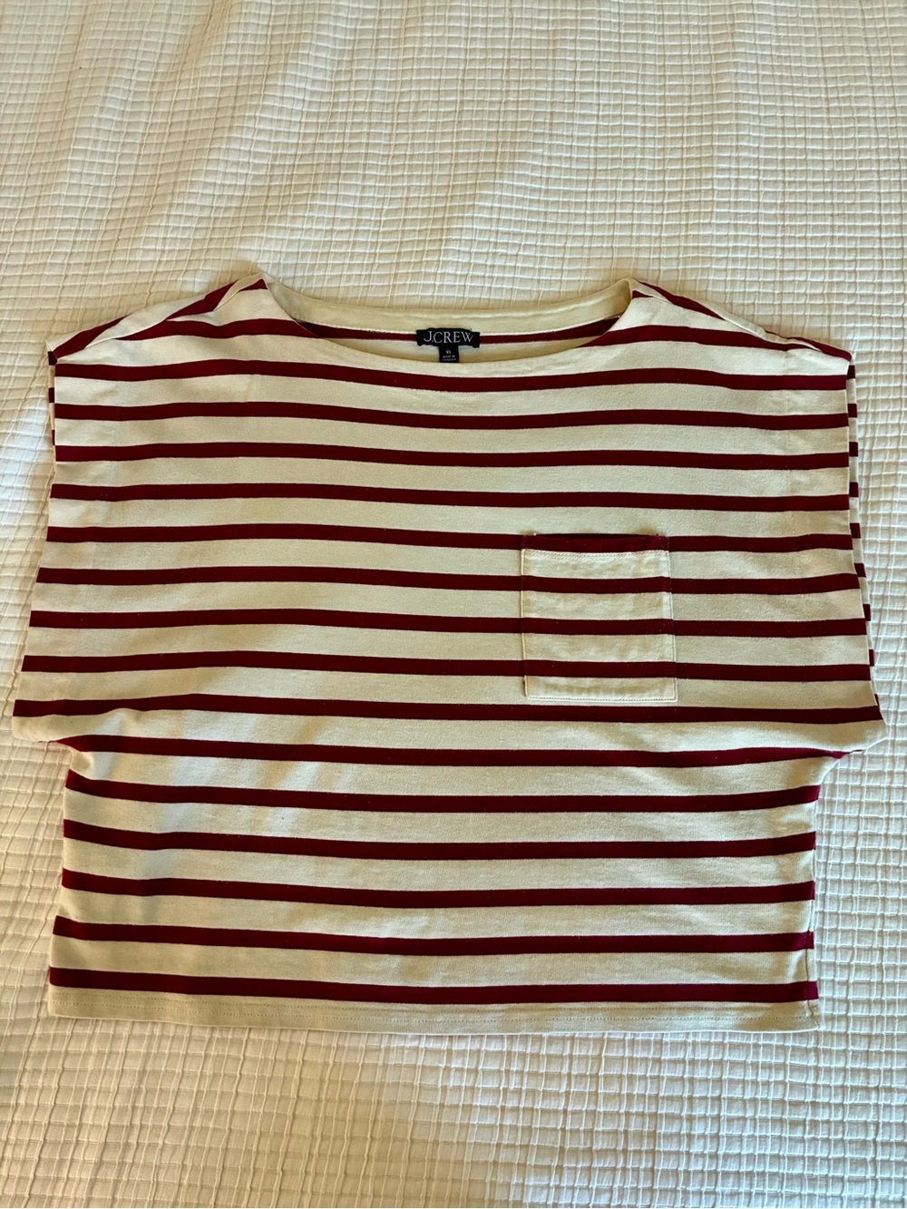 J.Crew Red-Striped Sailor Shirt